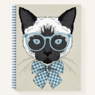 Siamese Cat Fashion Smart Notizbuch