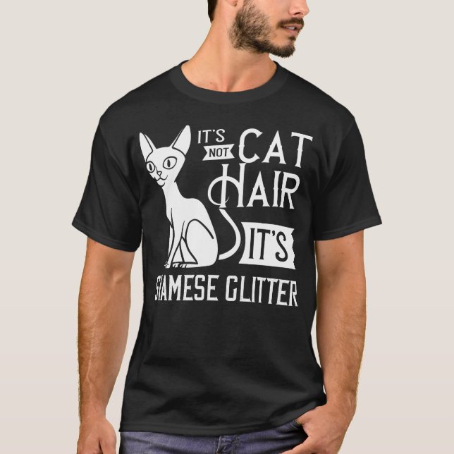 Siamese Cat Gift Kitten Eigentümer Lover T-Shirt (Vorderseite)