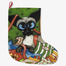 Siamese Cat Gift Strumpf von Bihrle