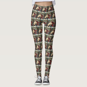 Siamese Cat in Schnee Weihnachten Leggings