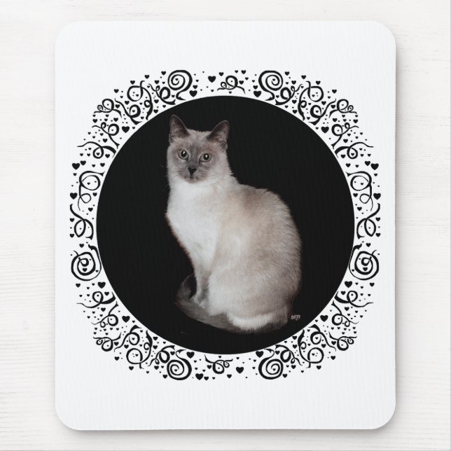 Siamese Cat Mousepad (Vorne)