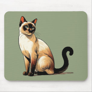 Siamese Cat Mousepad
