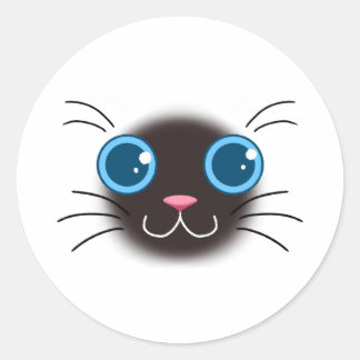 Siamese Cat Niedlich Sticker