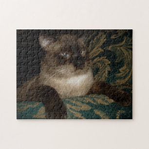 Siamese Cat Portrait Puzzle