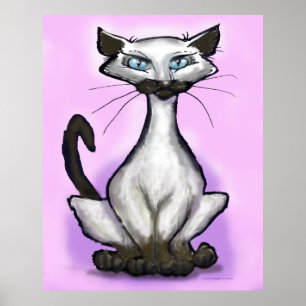 Siamese Cat Poster