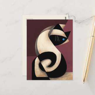 Siamese Cat Postkarte