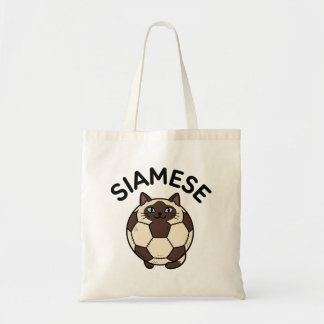 Siamese cat soccer ball tragetasche