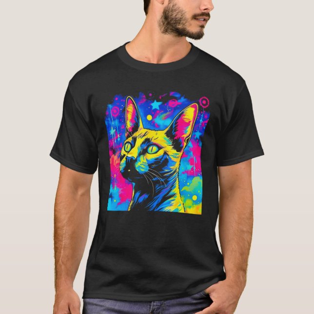 Siamese Cat   T-Shirt (Vorderseite)