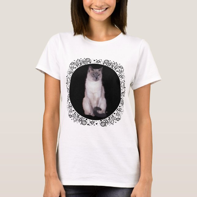 Siamese Cat T-Shirt (Vorderseite)