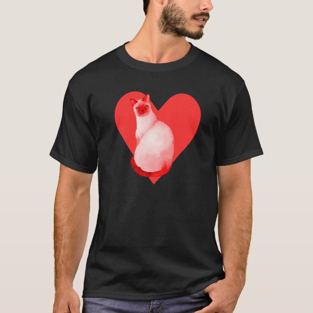 Siamese Cat T-Shirt (Vorderseite)