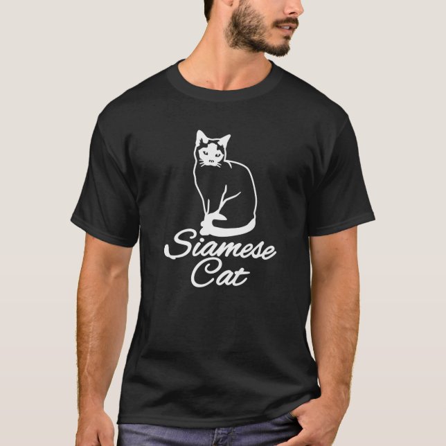 Siamese Cat T-Shirt (Vorderseite)