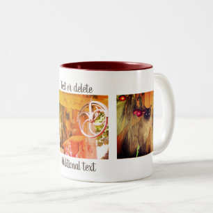 Siamese Cat Trio Personalisiert Zweifarbige Tasse