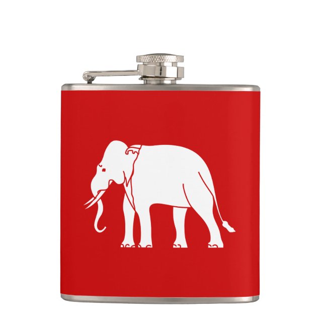 Siamese Elephant Flachmann (Vorderseite)