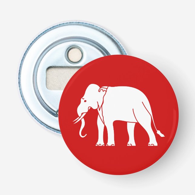 Siamese Elephant Flaschenöffner (Vorderseite)