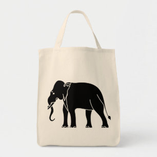 Siamese Elephant Tragetasche