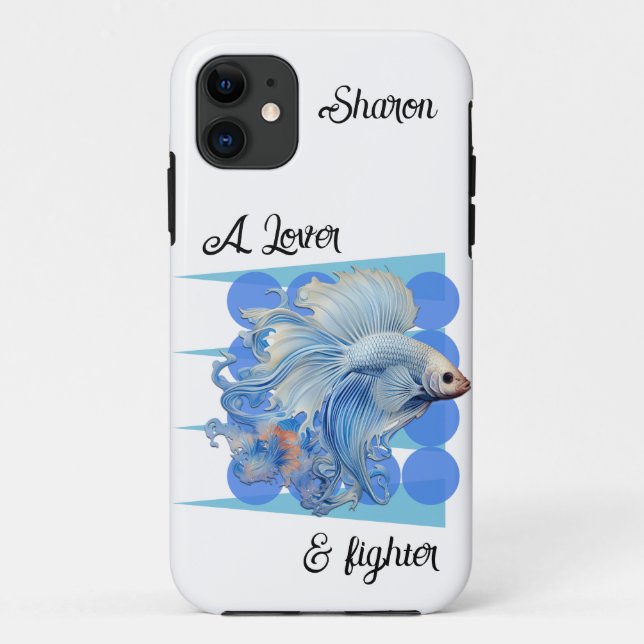 "Siamese Fighting Fish" Case-Mate iPhone Hülle (Rückseite)