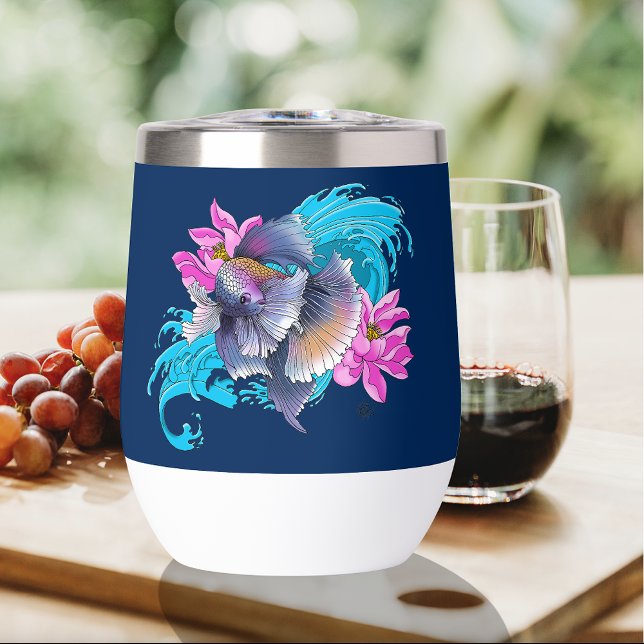Siamese Fighting Fish Floral (Von Creator hochgeladen)