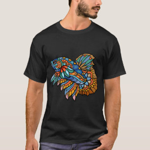 Siamese Kampffisch, Betta-Fisch Liebhaber Tee-Gesc T-Shirt