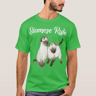 Siamese Katze Geschenk Siam Regel Siamese Kittens T-Shirt