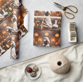 Siamese Katze im Wellness-Center Geschenkpapier