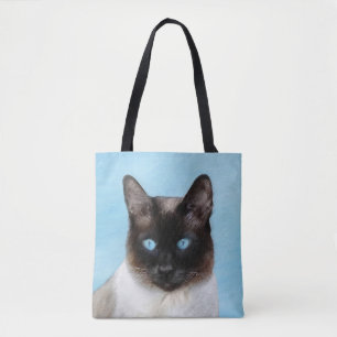Siamese Katzenmalerei - Niedliche Original Katzenk
