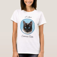 Siamese Katzenmalerei - Niedliche Original Katzenk