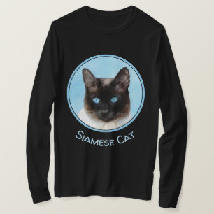 Siamese Katzenmalerei - Niedliche Original Katzenk T-Shirt