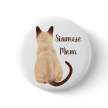 Siamese-Katzenmutter Sasha Kitty schaut weg Rückan