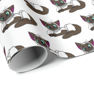Siamese Kittel Geschenkpapier