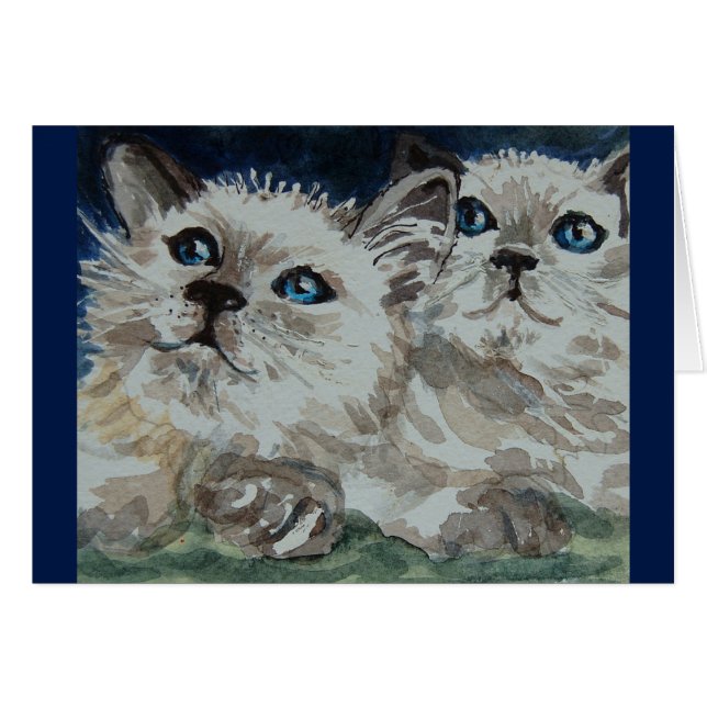 Siamese Kittens (Vorderseite (Horizontal))