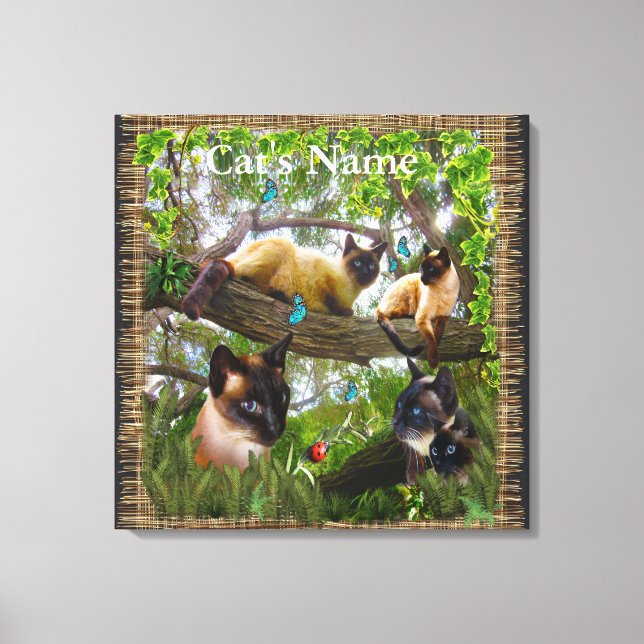 Siamese Sophie Leinwanddruck (Vorderseite)