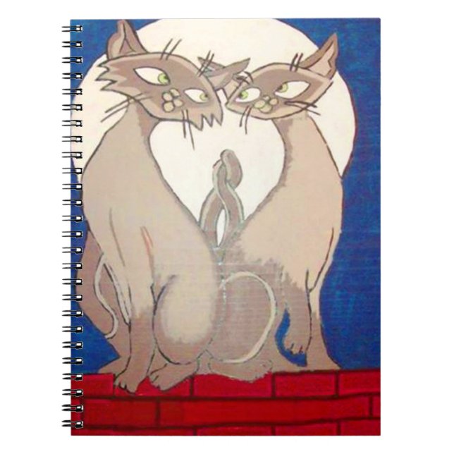 Siamese Style Notebook Notizblock (Vorderseite)