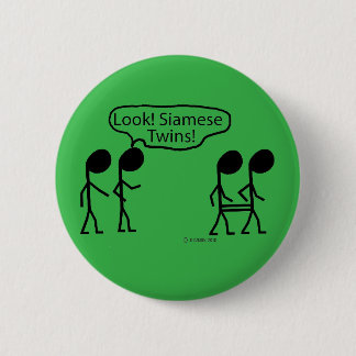 Siamese Twins Button