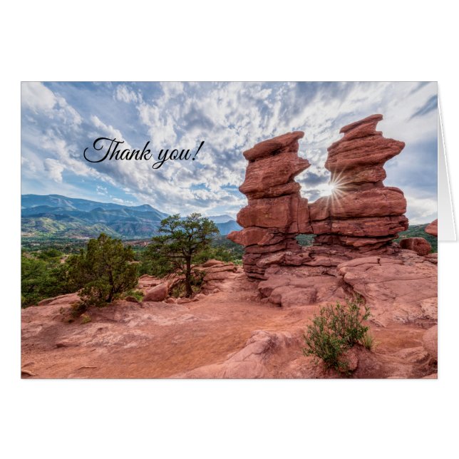 Siamese Twins Colorado Danke, Card (Vorderseite (Horizontal))