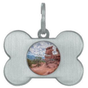 Siamese Twins Colorado Sunburst Pet Tag Tiermarke