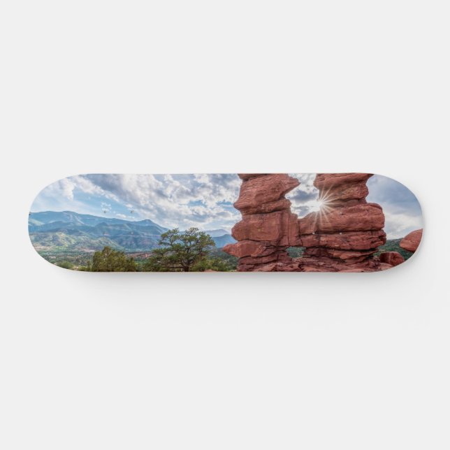 Siamese Twins Colorado Sunburst Skateboard (Horizontal)