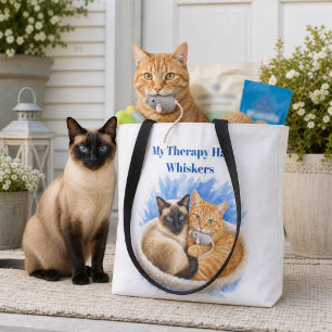 Siamese- und Ginger-Katzen-Tierliebhaber