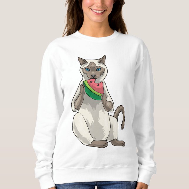 Siamese Watermelon Sweatshirt (Vorderseite)