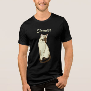 Siamesen-Katze T-Shirt Tri-Blend Shirt