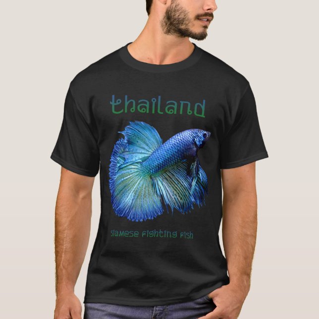 Siamesische kämpfende Fische Thailands T-Shirt (Vorderseite)