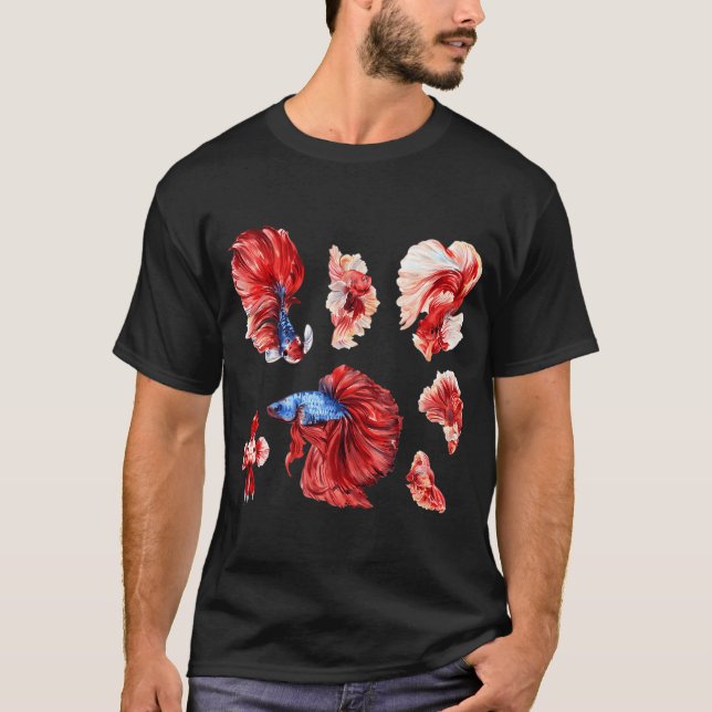 Siamesische Kampffische T-Shirt (Vorderseite)
