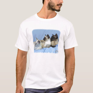 Siamesische Katze 9W055D-074 T-Shirt