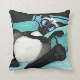 Siamesische Katze durch Bihrle Türkis u. Zehen Kissen