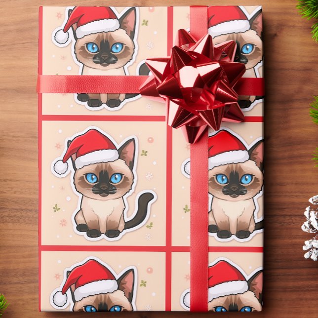 Siamesische Katze Geschenkpapier (Von Creator hochgeladen)