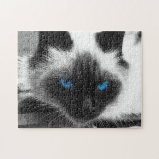 Siamesische Katze Puzzle (Horizontal)