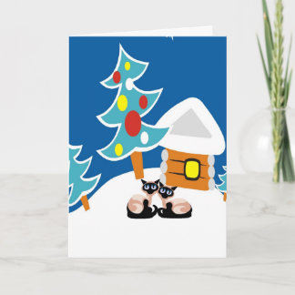 Siamesische Katzen-Feiertag Feiertagskarte