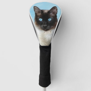 Siamesische Katzen-Malerei - niedliche Golf Headcover