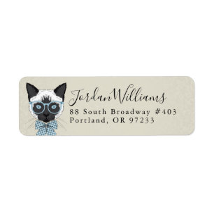 Siamesische Katzen-Mode Smart   addieren Ihren