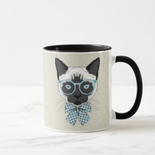 Siamesische Katzen-Mode Smart Tasse