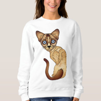 Siamesische Katzen-Sweatshirt Sweatshirt